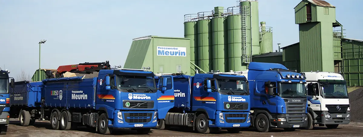 Fuhrpark und Anlagen der Firma Meurin